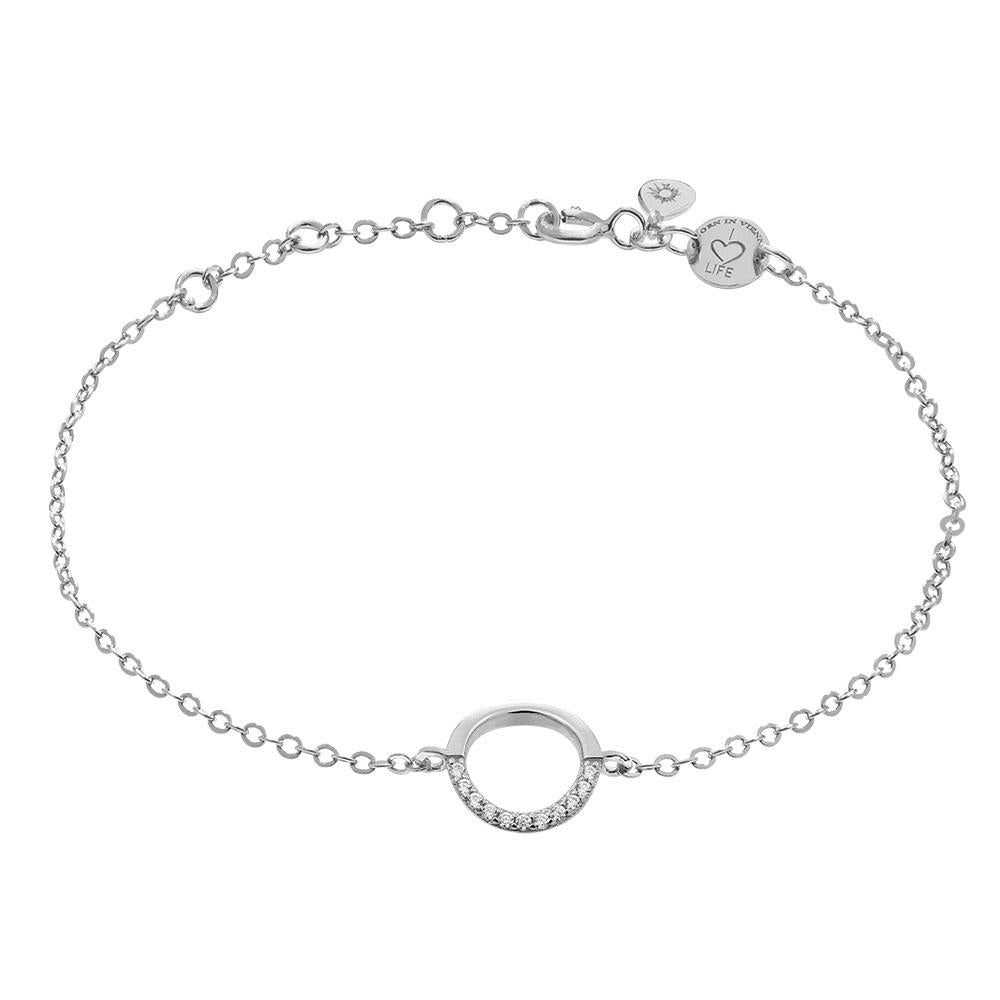 LaViida Luce Silver jewelry bracelet necklace hoops zircons